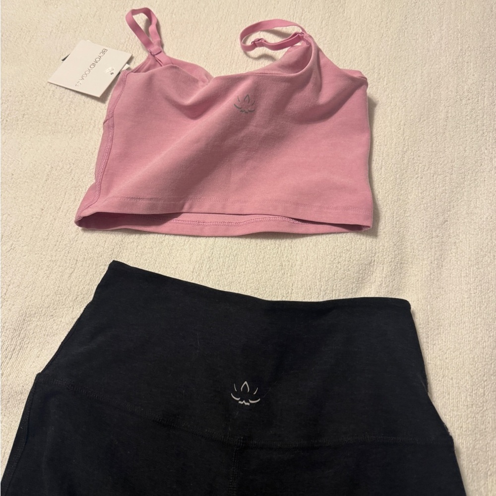 Beyond yoga set. Can sell separately. Brand new. Pants worn once.